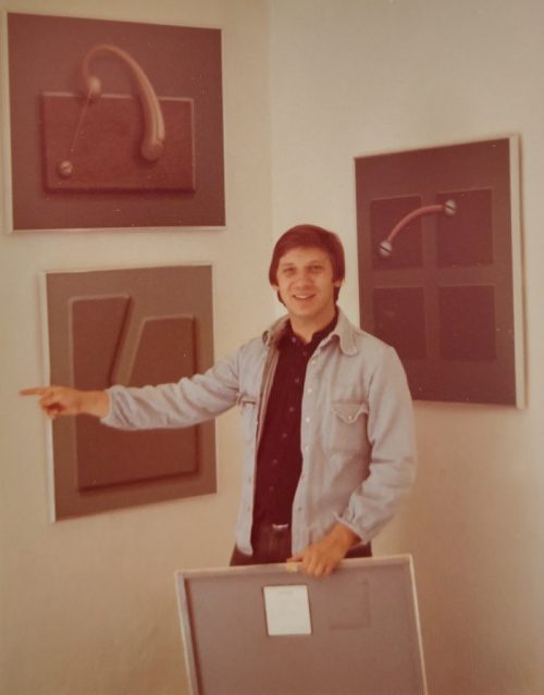 Ausstellungsraum in Klein-Mariazell, 1975